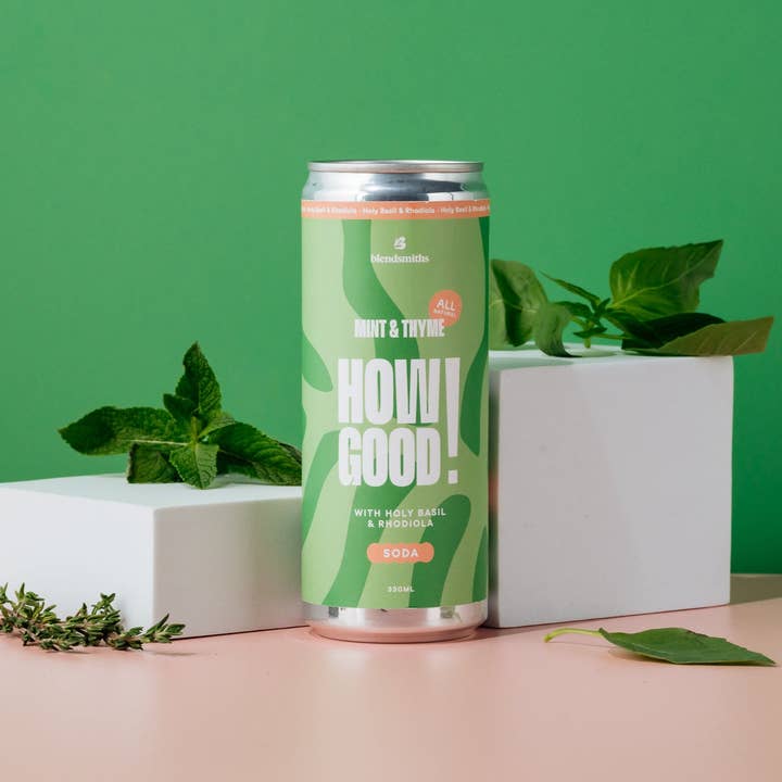 How Good! Mint & Thyme 330ml Cans for wholesale by Blendsmiths Drinkmakers