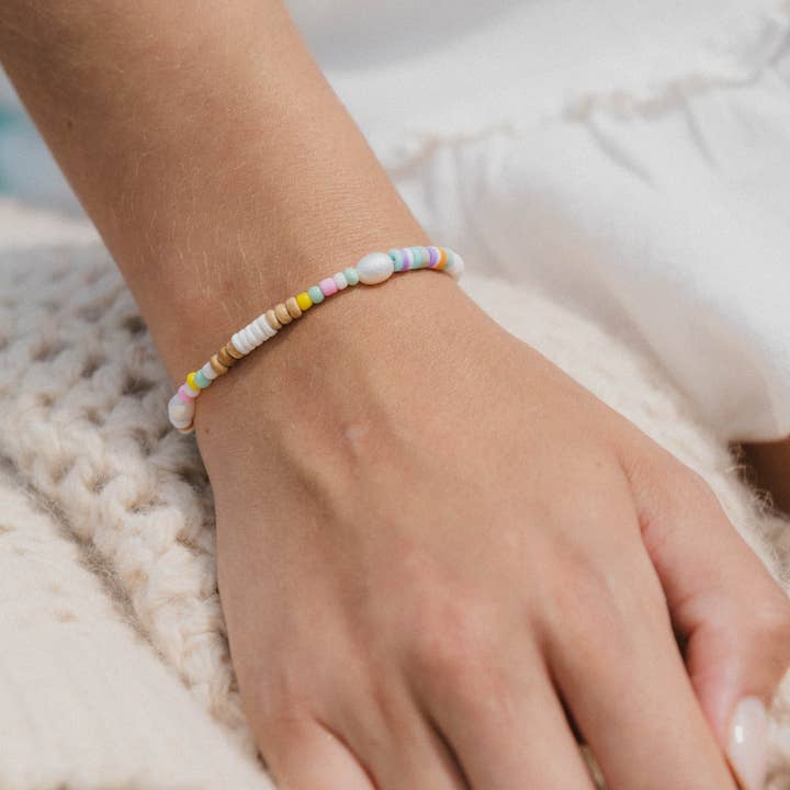 Mentawai Islands Surfer Beaded Bracelet for wholesale by Pineapple Island