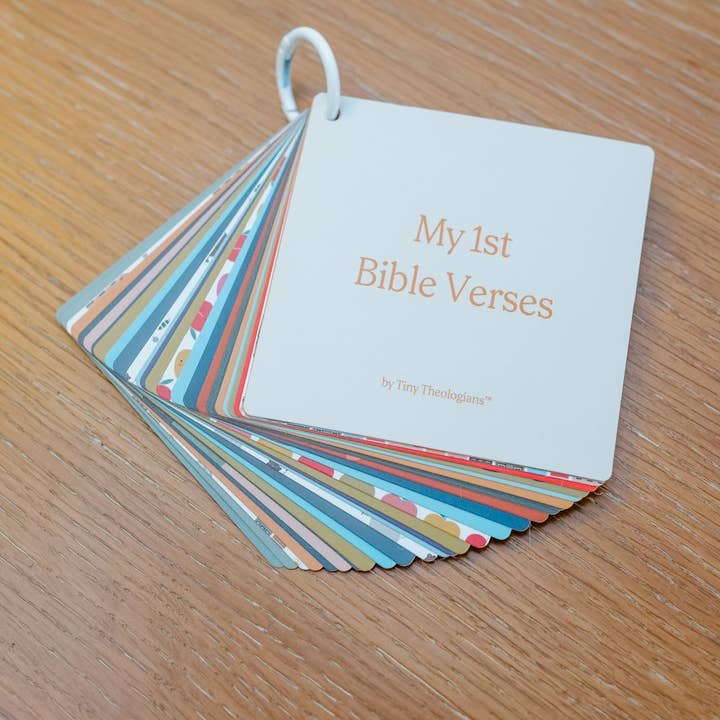 Tiny Theologians - Venta al por mayor Tarjetas de aprendizaje - Niños y bebés - Mis Primeros Versículos de la Biblia7