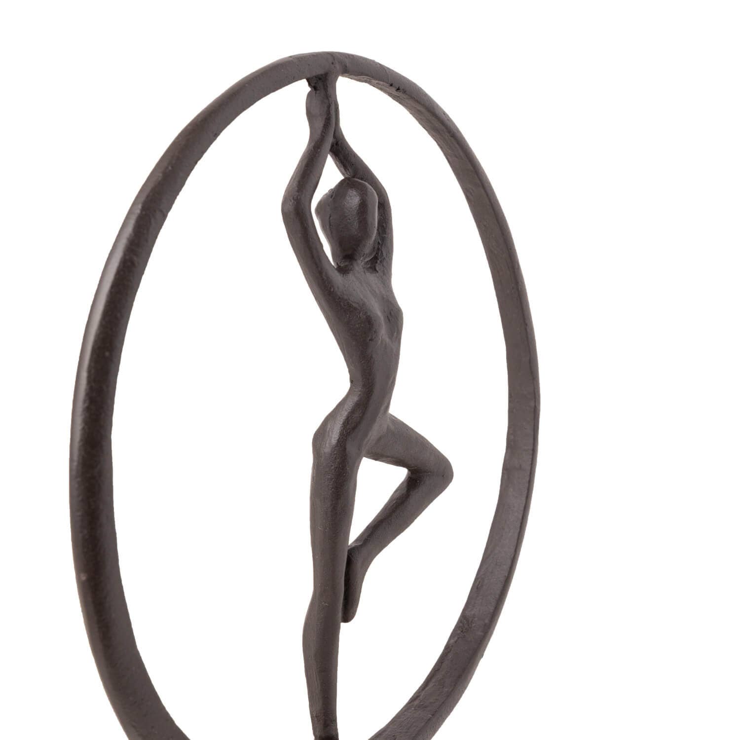 Danya B - Wholesale Sculpture - Yoga Tree Circle Cast Iron Sculpture4