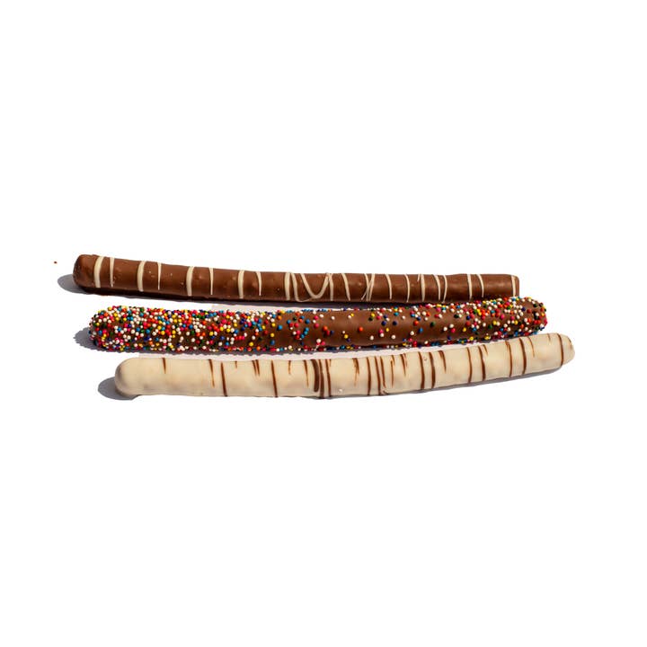 Grandpa Joe's Candy Shop - Wholesale Chocolate Covered Sweets - Nancy's Chocolate Pretzel Rods, 36 Assortment Display Box