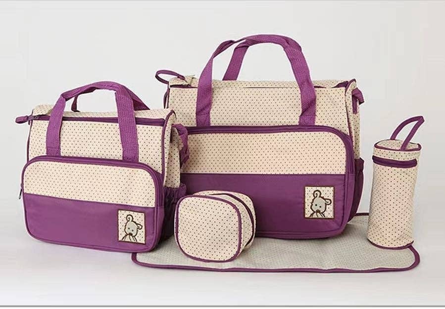  Pack Mix Match Colors  Multifunction Mommy bag Large Storage for Baby Diaper Bags T for wholesale on Faire22