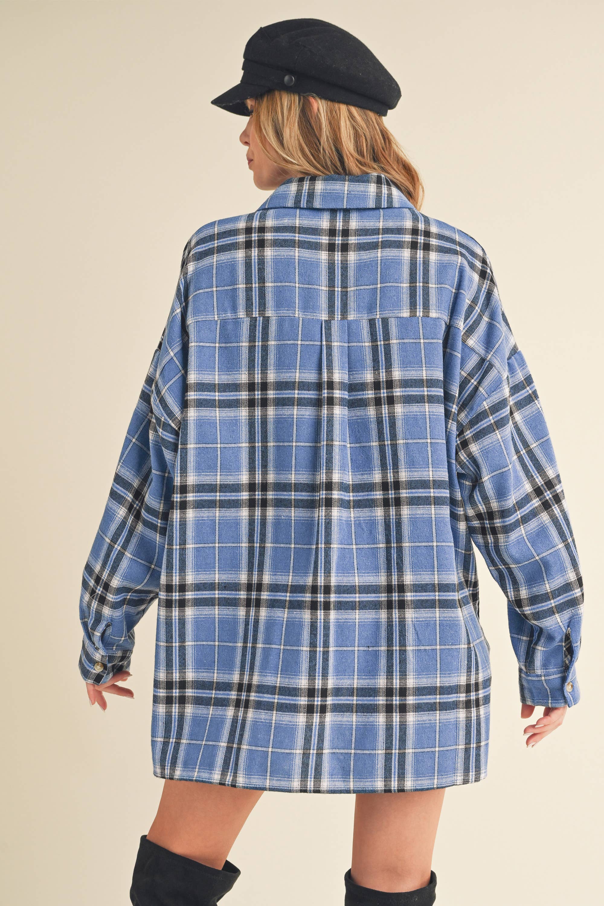 AEMI + CO - Wholesale Button Down Shirt - Women's - 8208CN Tamra Shirt 136