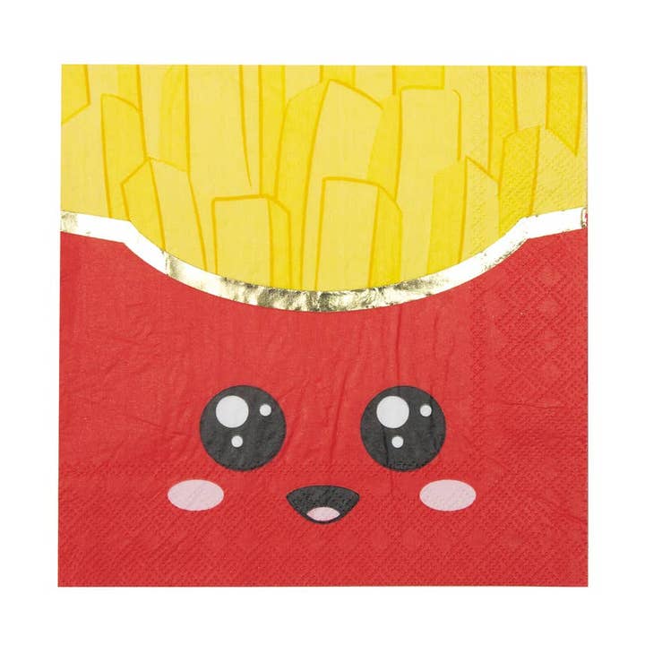 SERVILLETAS DE COMIDA CHATARRA SALADA 33 X 33 CM X 16 para venta al por mayor de Tim&Puce Factory