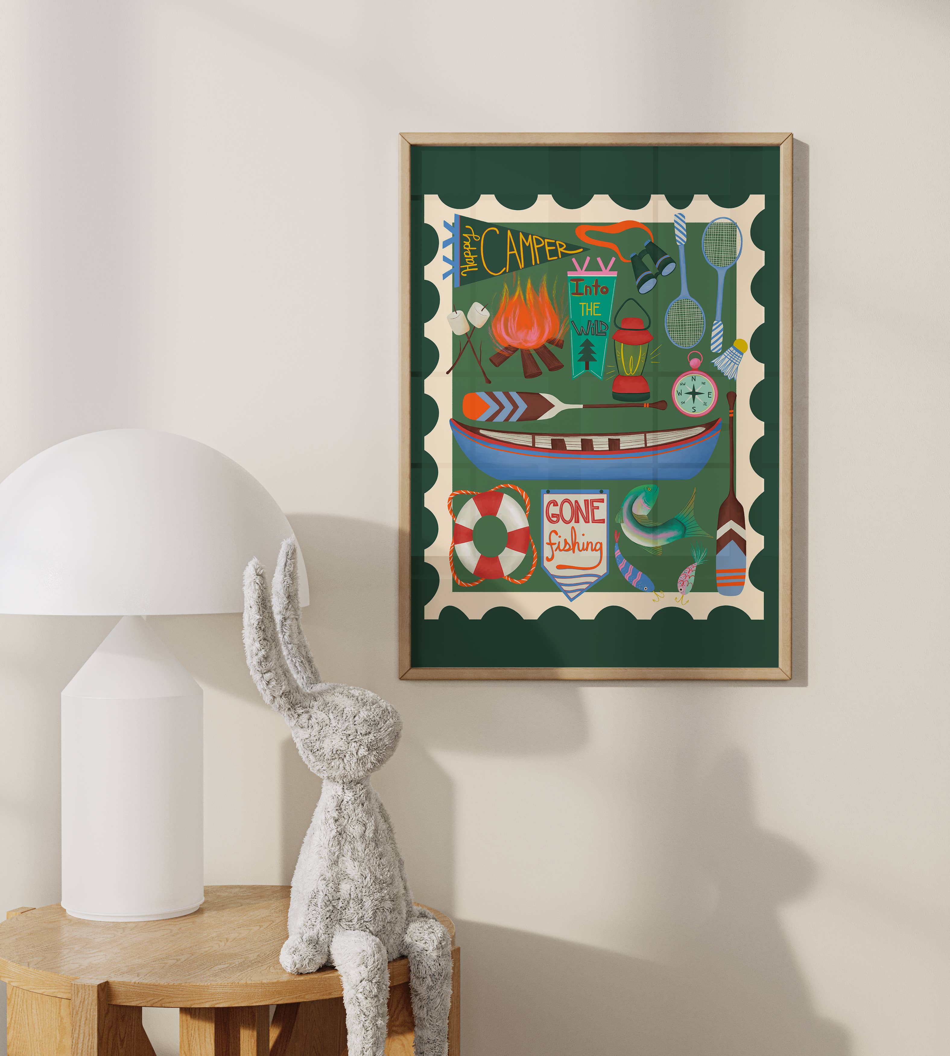 DorothyDear - Wholesale Art Print - Summer Camp Wall Art Print1