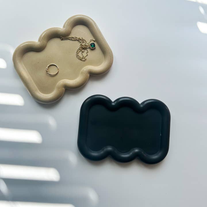 My Terracotta Home - Wholesale Jewelry Dish - Mau Wavy Trinket Tray | MTH Jewelry Tray | Candle Tray 3