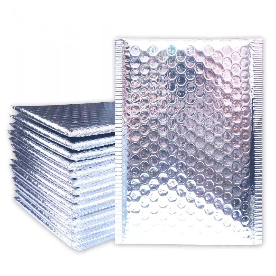 Lashes4today - Wholesale Envelopes - Glamour Metallic Bubble Mailers Shipping Envelopes Bags 8.5x122