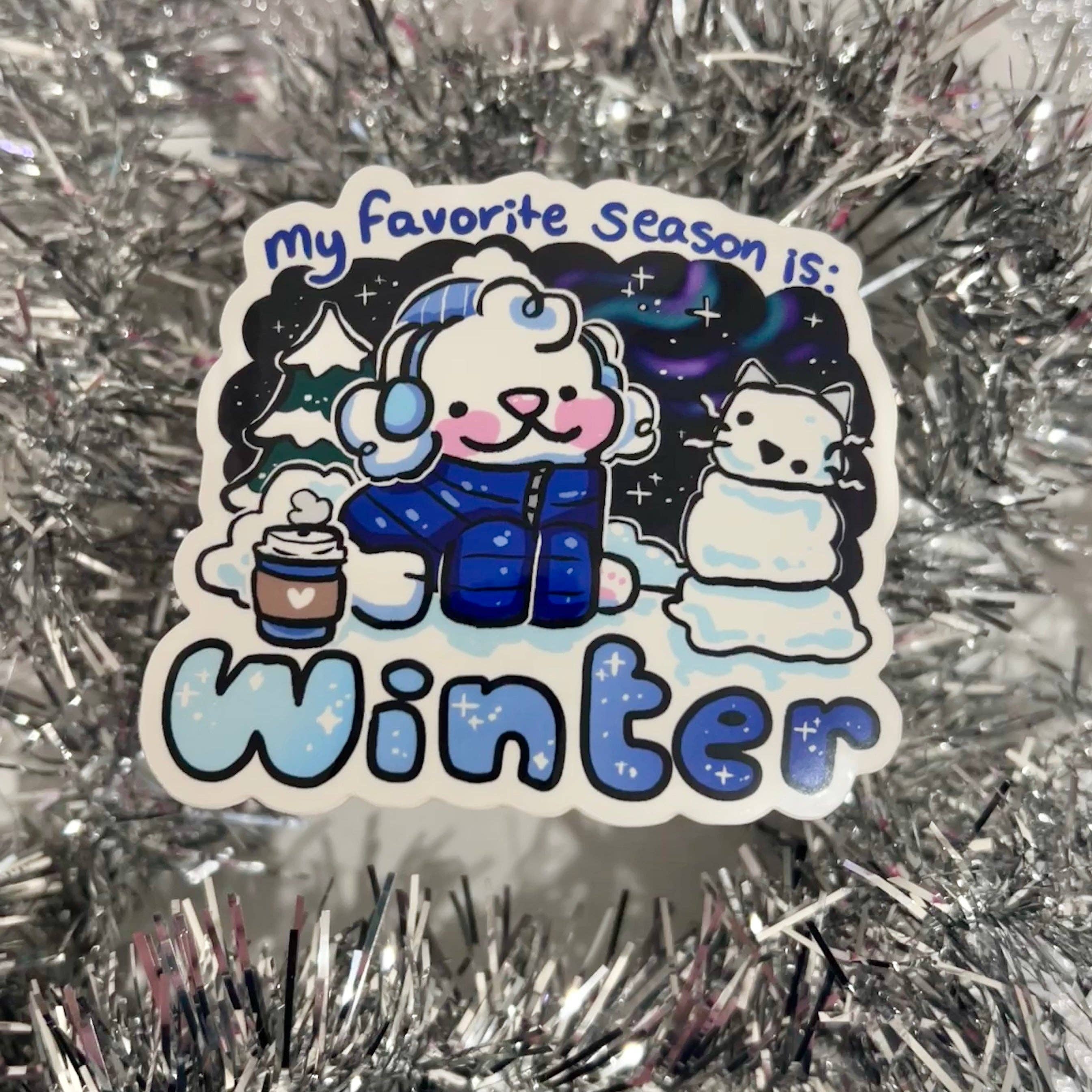 Woolblossom - Wholesale Sticker - My Favorite Season Is: !!! ~ Stickers1