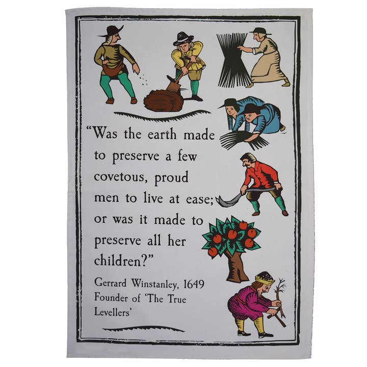 True Levellers theedoek voor wholesale door Radical Tea Towel