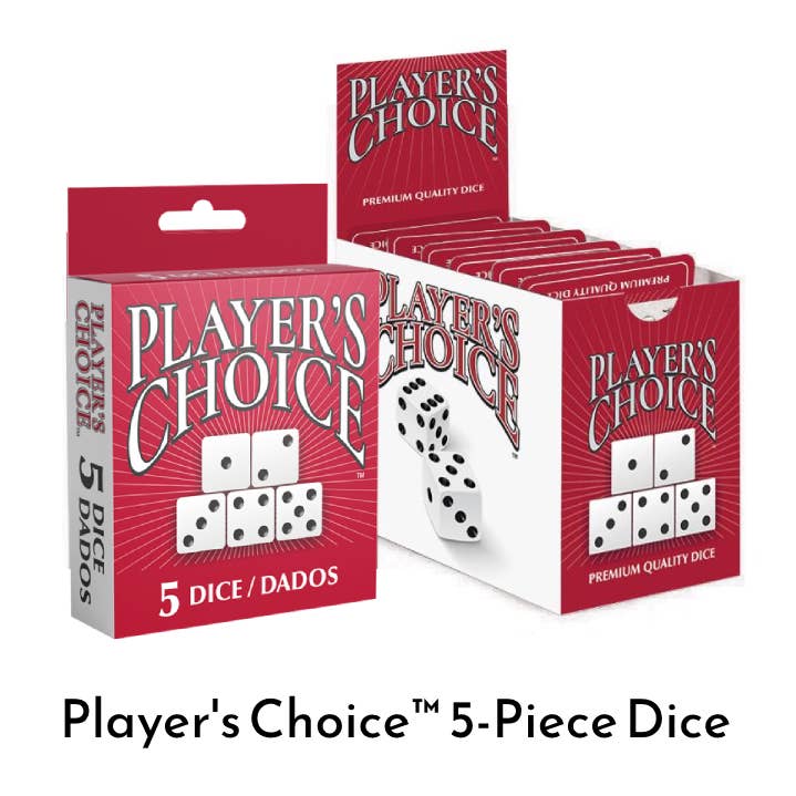 Player's Choice 6-sided Dice Set for wholesale by Best Value Products