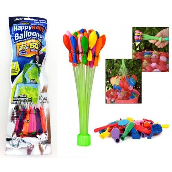 St. Louis Wholesale LLC - Wholesale Balloon - The Amazing Happy Balloons - Self Sealing Water Balloons