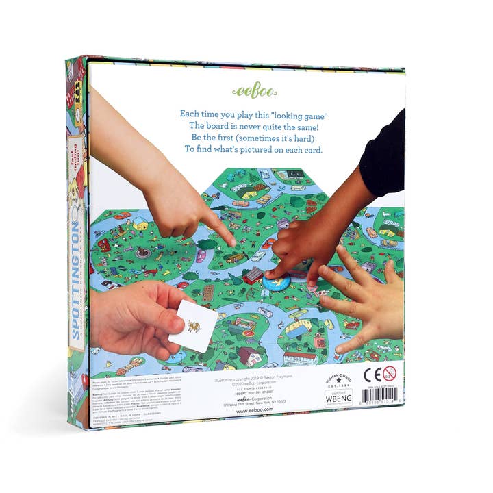 eeBoo - Wholesale Board Game - Spottington Board Game1