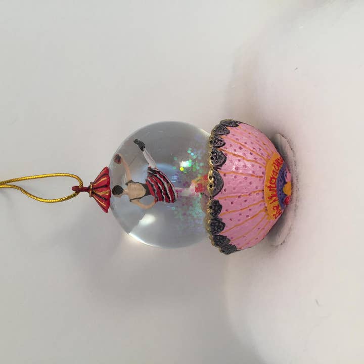 Nutcracker Ballet Gifts - Wholesale Snow Globe - Mini Spanish Dancer Red Dress Snow Globe Ornament1