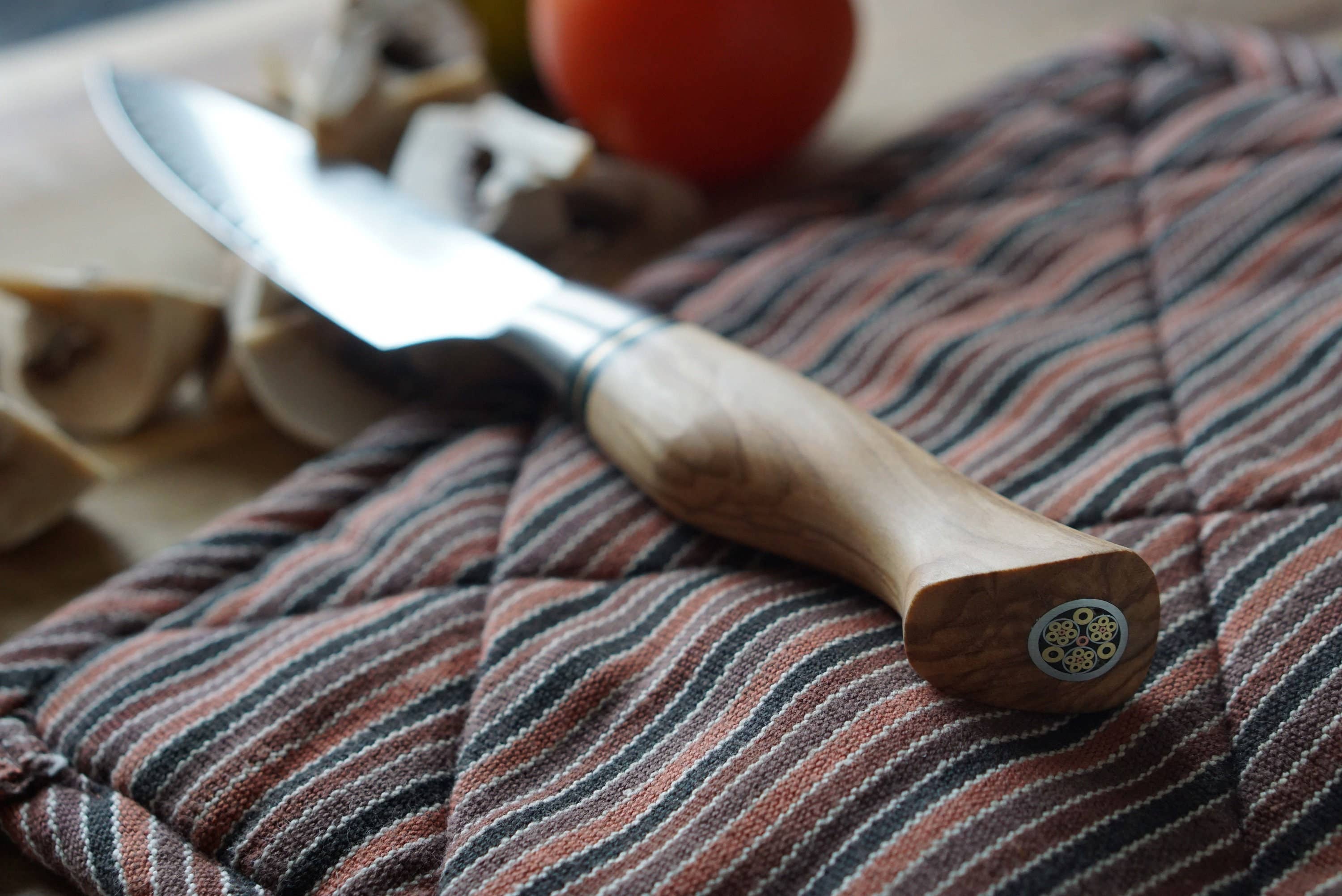 Ryda Knives - Wholesale Kitchen/Utility Knife - Santoku knife - Ryda Knives ST650 damascus 7 inch4