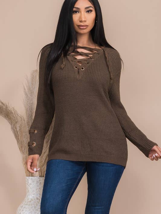 MS-70306 - Camisola Frontal Cruzada por atacado de H&H Fashion Inc.