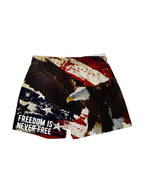 Freedom Is Never Free Boxer for wholesale by BRIEF INSANITY