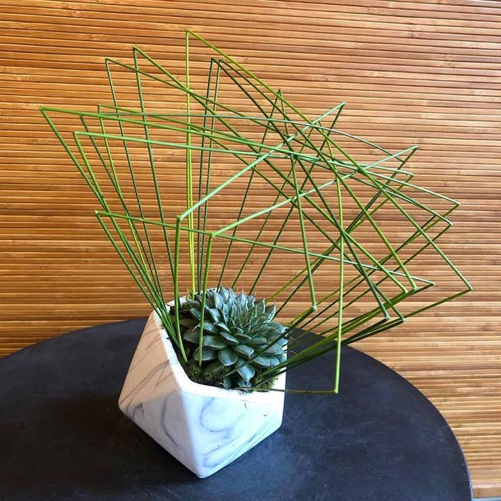 Galore Home - Wholesale Plant Pot - SALE | 5" Indoor Ceramic Marble Planter3