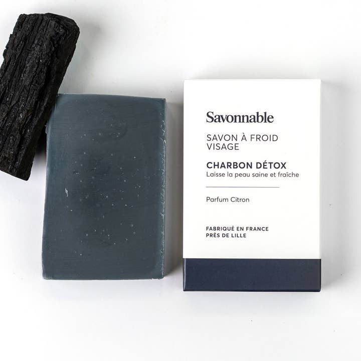 Detox Charcoal Soap > Leaves skin healthy and fresh for wholesale by Savonnable