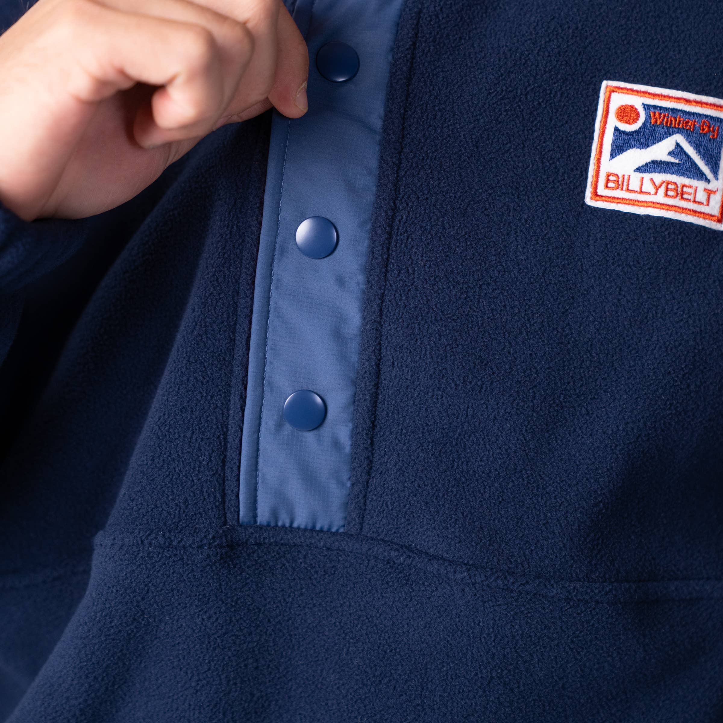 BILLYBELT – Großhandel Fleecejacke – Herren – Marine Fleece-Sweatshirt4