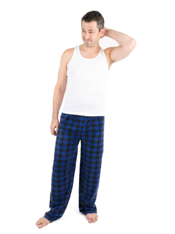 Leveret Pajamas - Wholesale Sleepwear Bottom - Men's - Mens Fleece Pants for Winter3