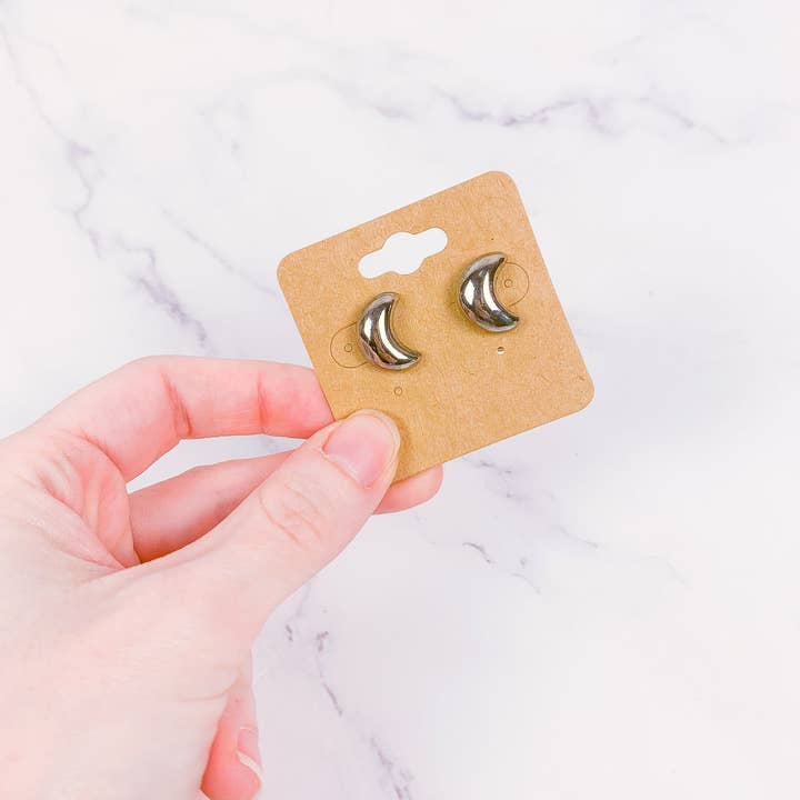 Peachpot Ceramics - Venta al por mayor Pendientes de botón/aretes de poste - Pendientes celestiales de porcelana6