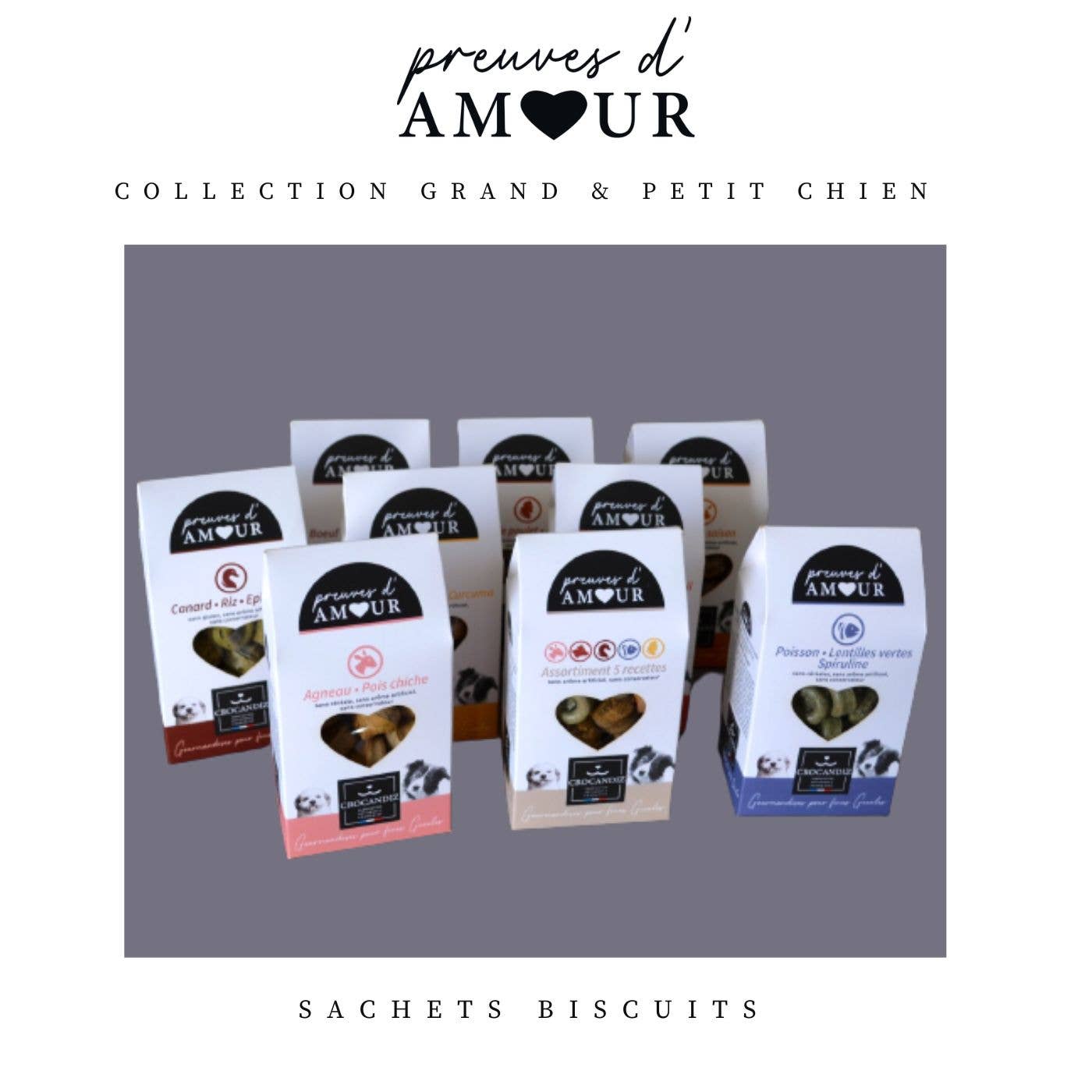 Crocandiz - Vente Friandises – chien - Biscuits naturels pour petit chien, friandises, 1