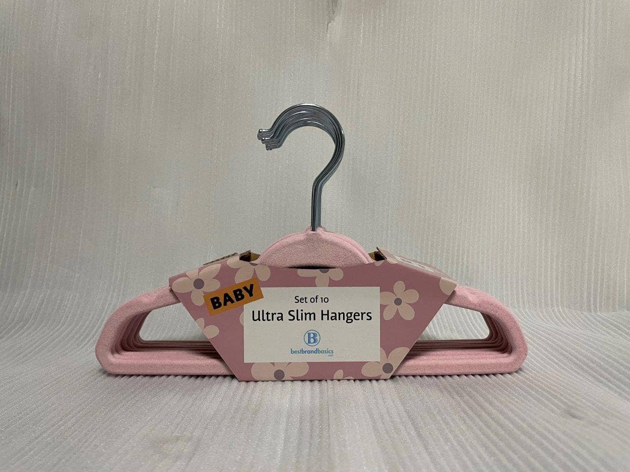 Concepts In Time - Wholesale Clothes Hangers - Concepts 10pk Infant Velvet Hangers – Soft & Shiny1