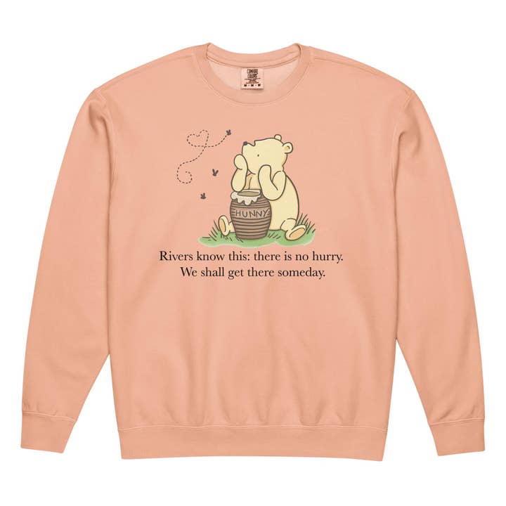 Keen Bee Studio - Wholesale Graphic Sweatshirt - Women's - Winnie-The-Pooh Sweatshirt – Cozy Reading Sweatshirt4