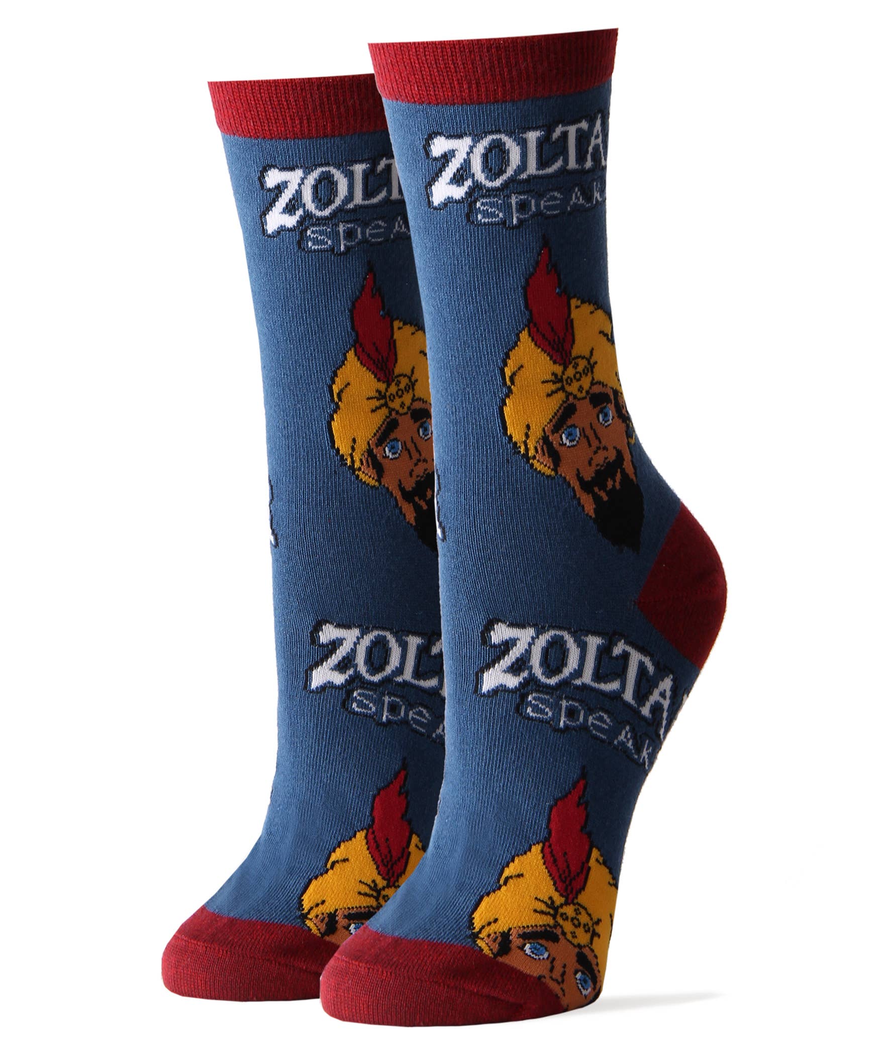 Oooh Yeah/Sock It Up/Oooh Geez Slippers - Wholesale Socks - Women's - Zoltar Speaks Again | Women's Cotton Crew Funny Socks0
