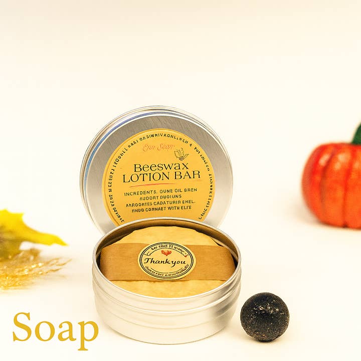 Etti Soap LLC - Wholesale Solid Lotion - Shea Butter Beeswax Lotion Bar | Solid Balm for Travel & Everyday Skincare6