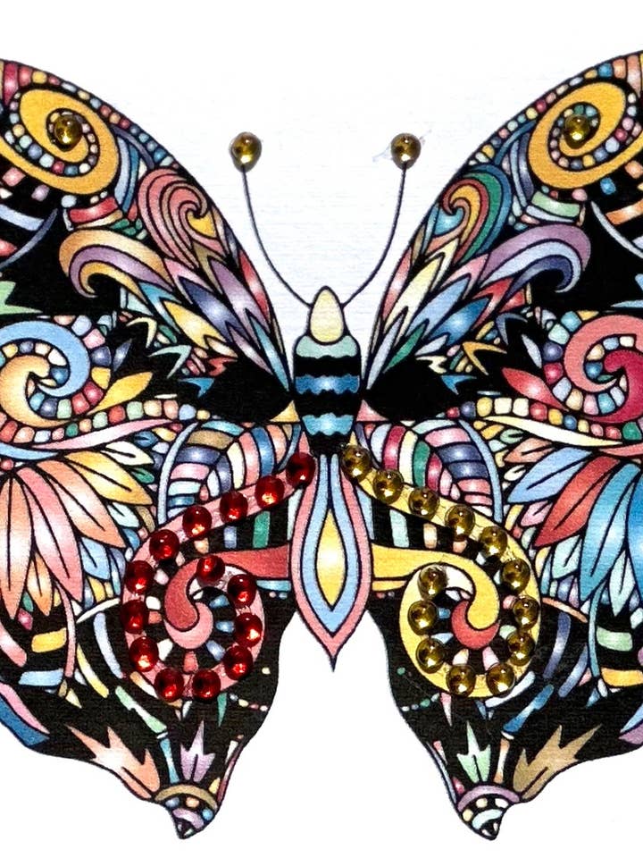 Bedazzled Dark Butterfly for wholesale by Keep In Touch