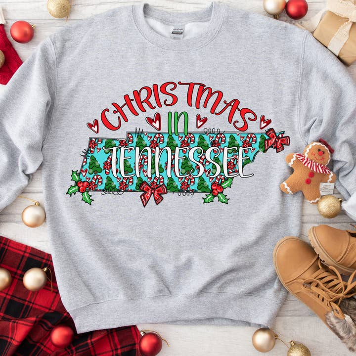 Felpa Christmas in Tennessee per la vendita all'ingrosso da parte di The American Honey
