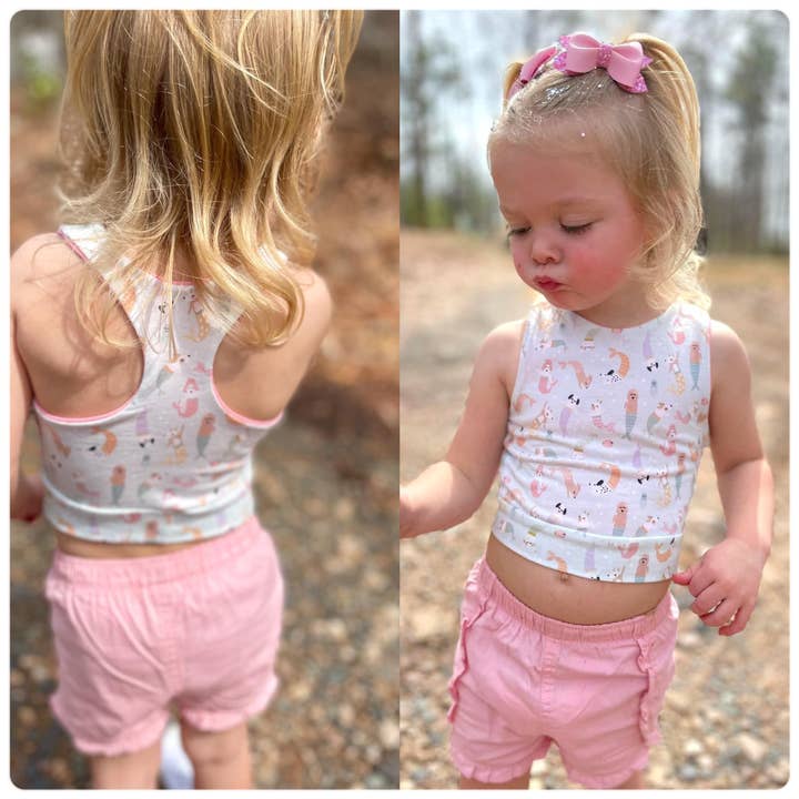 Beach Crop Top, Beach Sports Top for wholesale by Remi Rae’s LLC