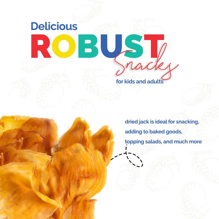 Akshit - Wholesale Dried/Dehydrated Fruit - Dried Jackfruit Slices, Healthy Dried Fruit Snack