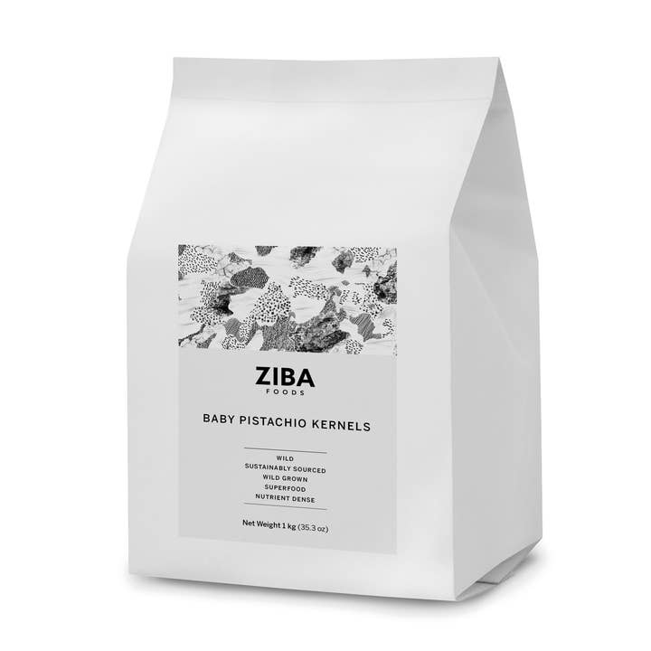 Baby Pistachio Kernels (Raw) Bulk, Vegan 1kg for wholesale by Ziba Foods