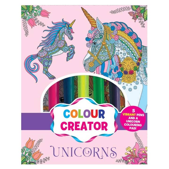 Unicorns Colour Creations Kit for wholesale by Kids Party Craft