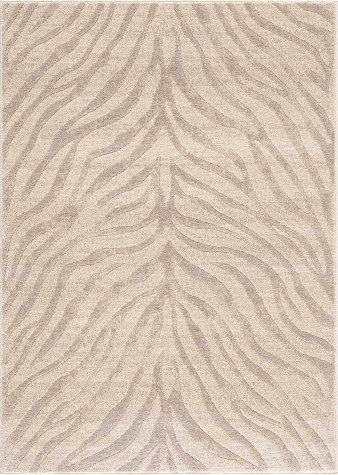 Hauteloom - Wholesale Area Rug - Beige Manteca Zebra Print Area Rug1