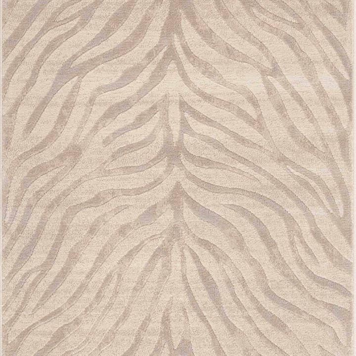 Hauteloom - Wholesale Area Rug - Beige Manteca Zebra Print Area Rug1