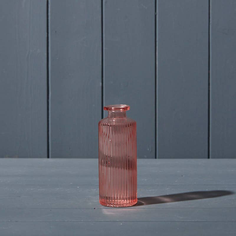 Satchville - Vente Vases - Bouteille en verre rose0