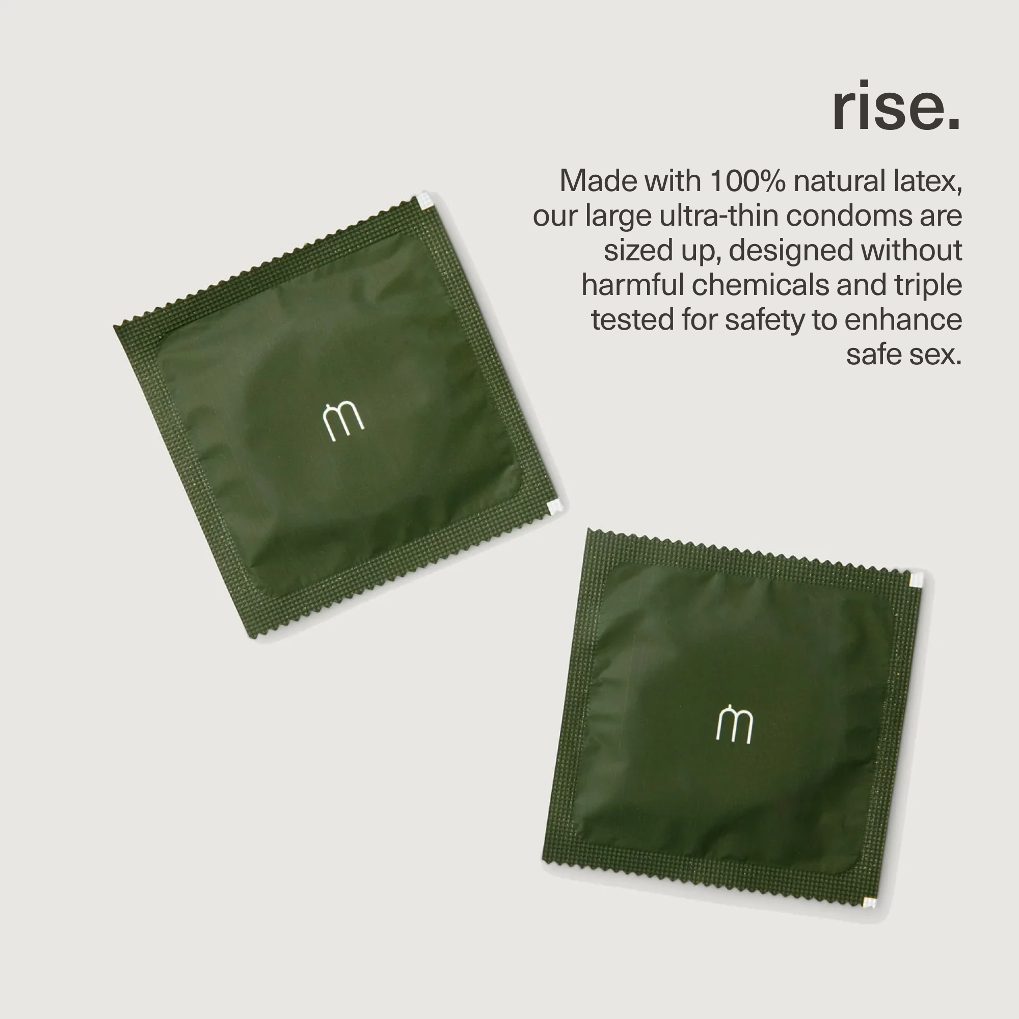maude - Wholesale Contraceptive/Condom - Ultra-thin condoms, 10 large - Rise PLUS, stocking stuffers.2