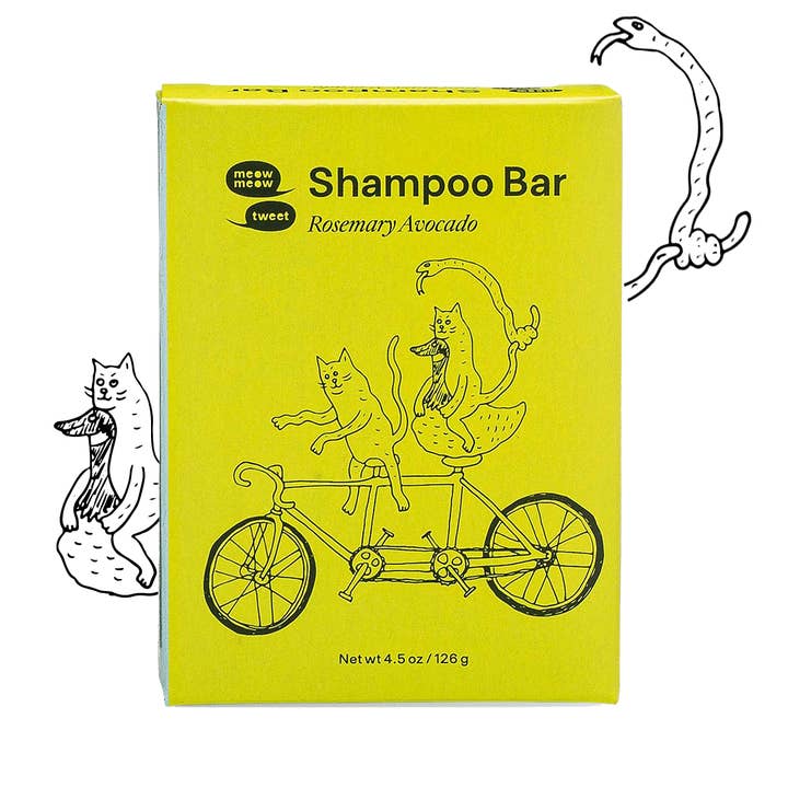 Meow Meow Tweet - Wholesale Shampoo puck/solid shampoo - Rosemary Avocado Shampoo Bar1
