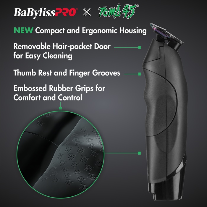 Salon Equipment Pros - Wholesale Electric Shaver - Men's - BaByliss PRO x Tomb45 Professional Wireless-Charging Trimmer1