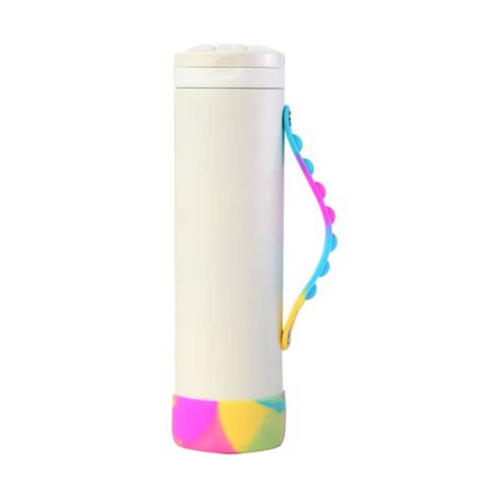 Elemental - Wholesale Water Bottle - 20oz Iconic Pop Bottle - White Tie Dye0