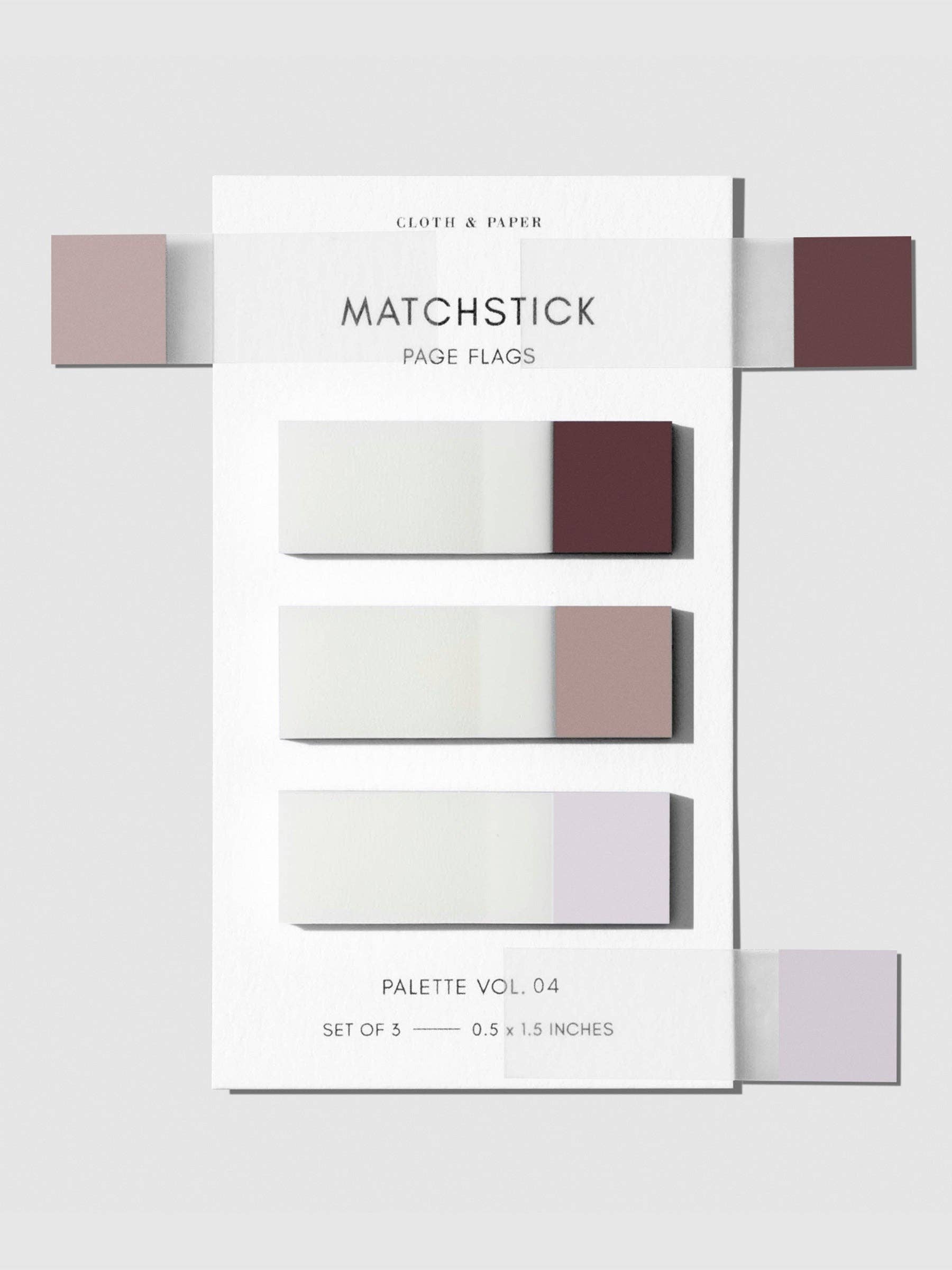 Cloth & Paper – Engroshandel Klistermærke – Matchstick Side Flag Sæt11