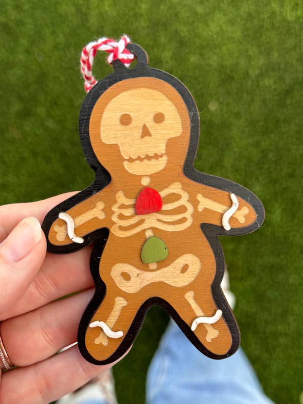 Lebkuchen-Skelett-Ornament für den Großhandel von Citizen Home Decor