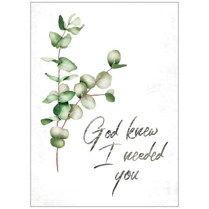 Gud visste - Tackkort för tro för wholesale av Legacy