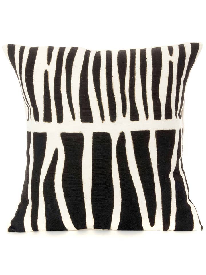 Zebresse Organic Cotton Pillow Cover for wholesale by Swahili | AFRICAN MODERN