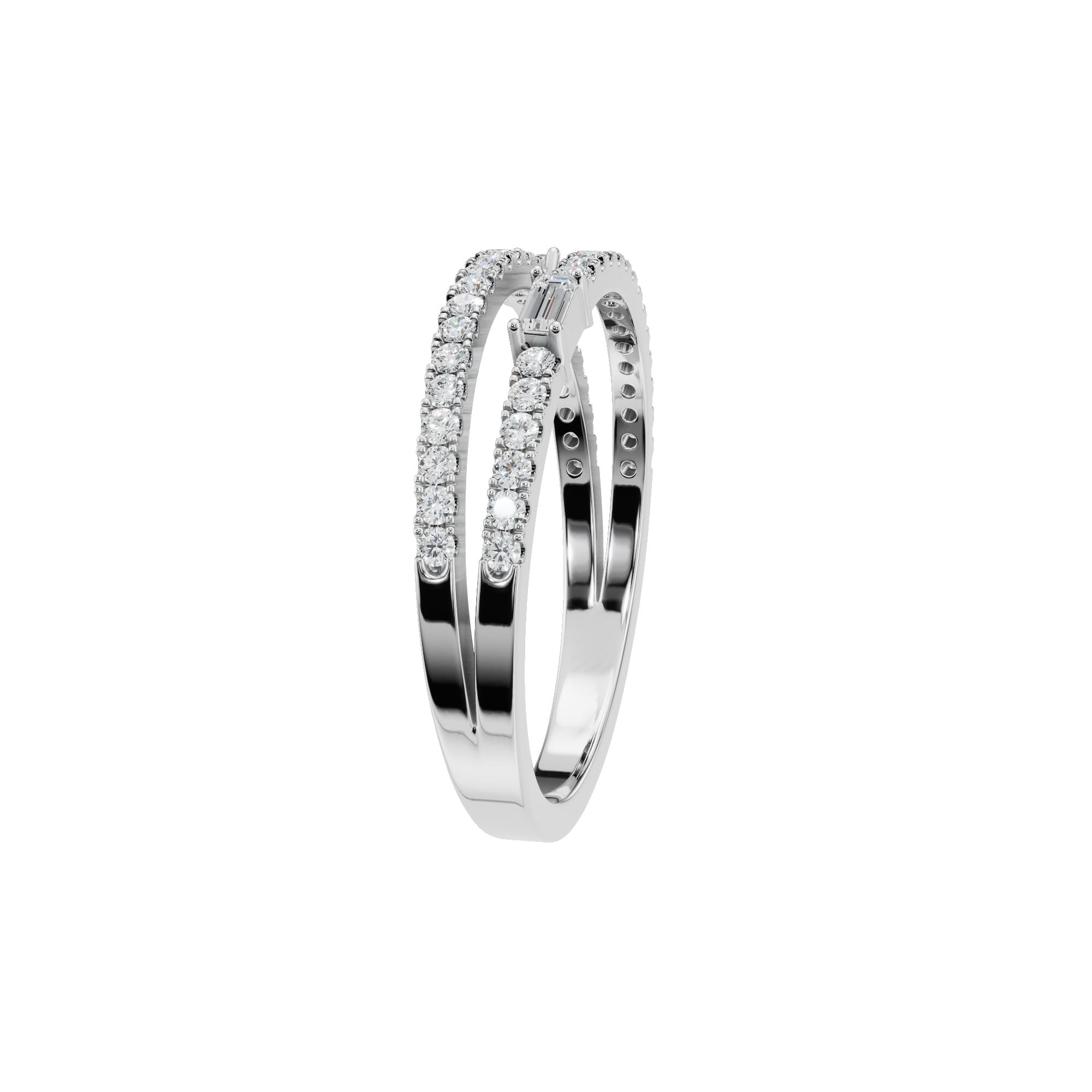 PureYou Jewelry - Vente Alliances/bagues de mariage - Bague de déclaration en or 14 carats avec diamant, Bague de mariage en diamant1