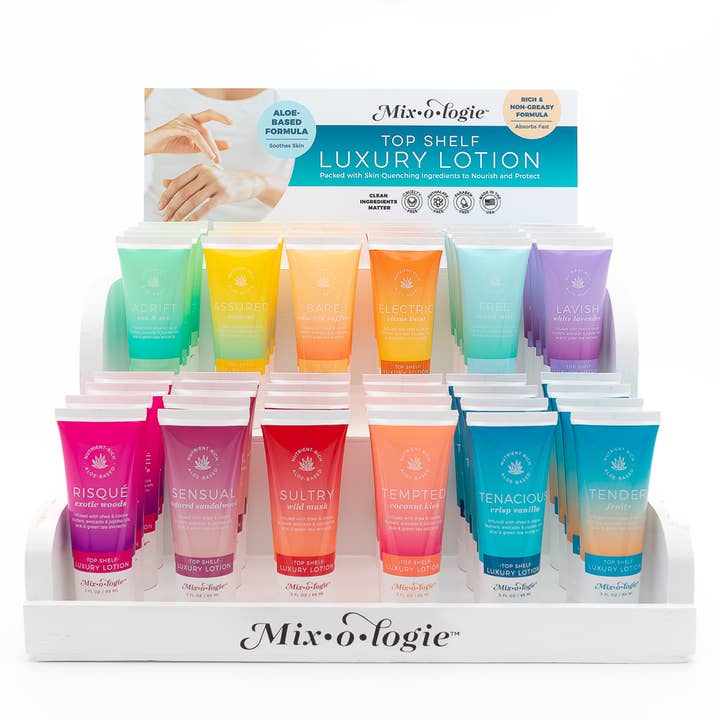 Mixologie - Wholesale Hand & Body Lotion - Top Shelf Luxury Lotion PrePack1