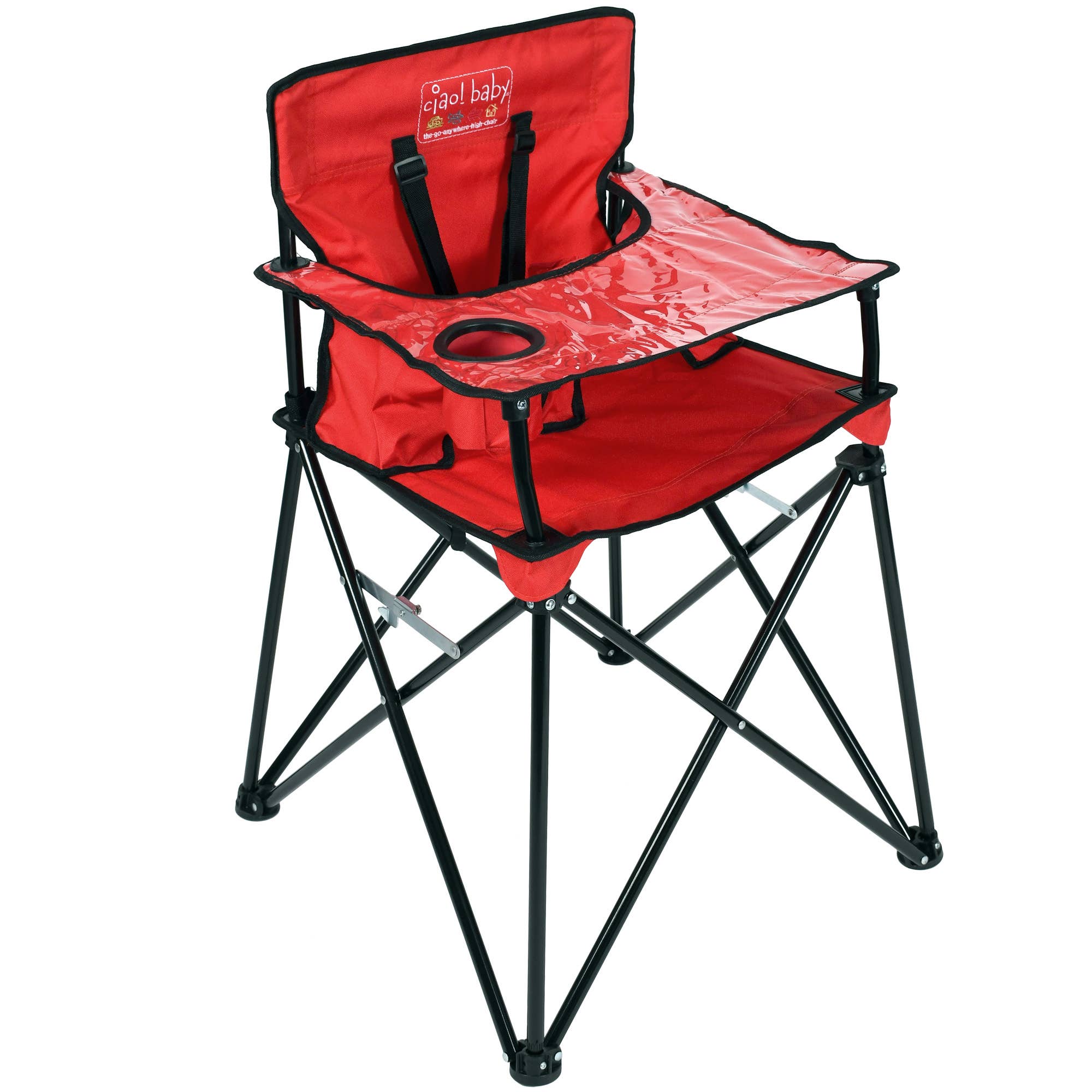 Borders Unlimited – wholesale Highchair –Baby – Ciao! Baby Red Highchair0